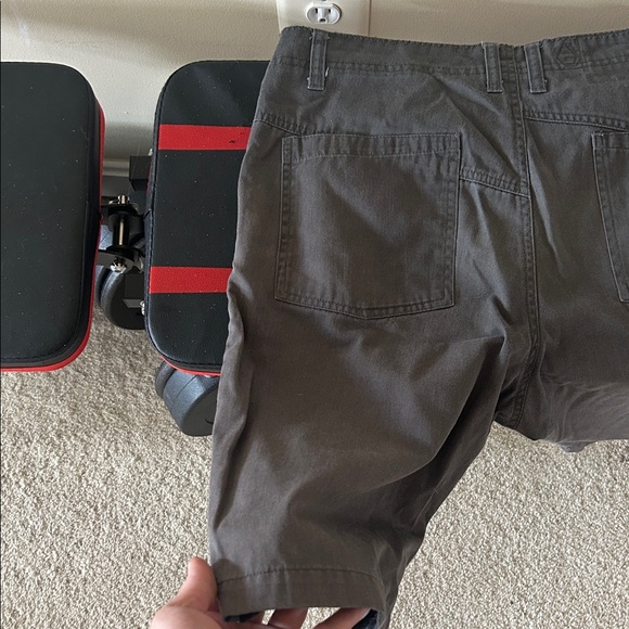 Volcom Men's Charcoal Flat Front Shorts - Picture 3 of 5